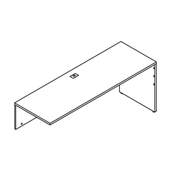 Groupe Lacasse Return Shell, CA, 48inWx24inDx29inH, Hazelnut/Snow LASCANSR2448SX - main